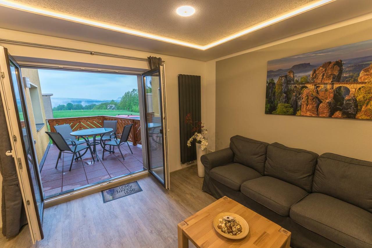 Ferienwohnung "Turmblick" Rathmannsdorf Buitenkant foto