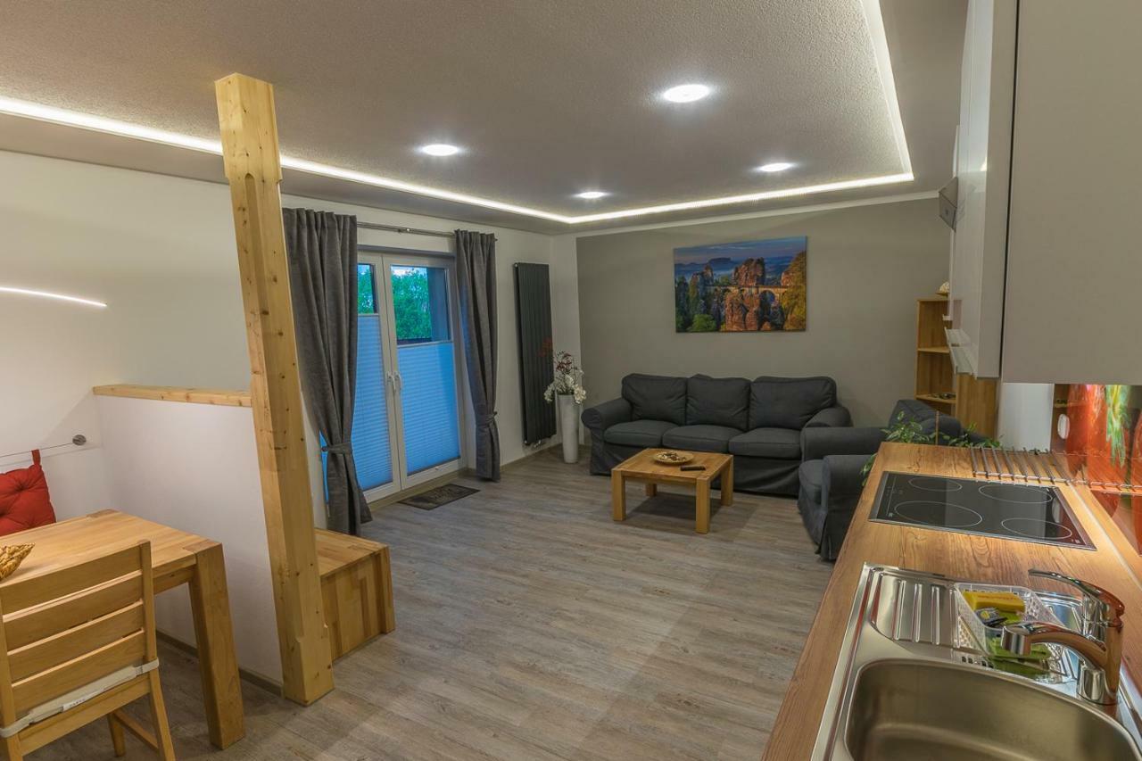 Ferienwohnung "Turmblick" Rathmannsdorf Buitenkant foto